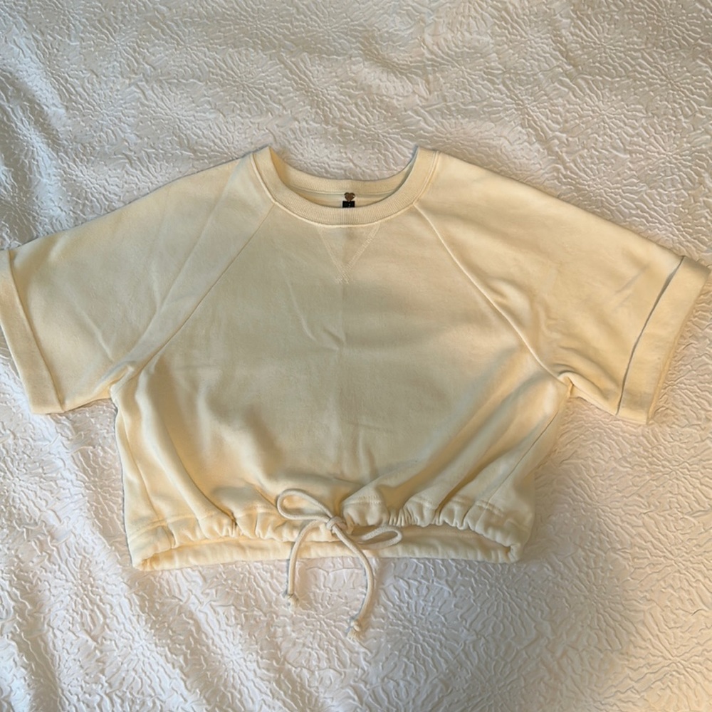 LA Hearts Cropped Sweatshirt